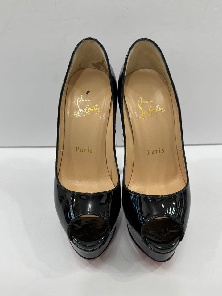 CHRISTIAN LOUBOUTIN 140MM LADY PEEP PUMPS
