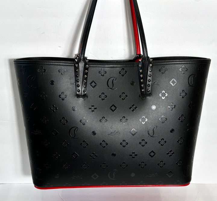 CHRISTIAN LOUBOUTIN CABATA LOUBINTHESKY LEATHER TOTE