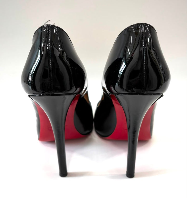 CHRISTIAN LOUBOUTIN DORISSIMA 100MM PATENT CALF PUMPS