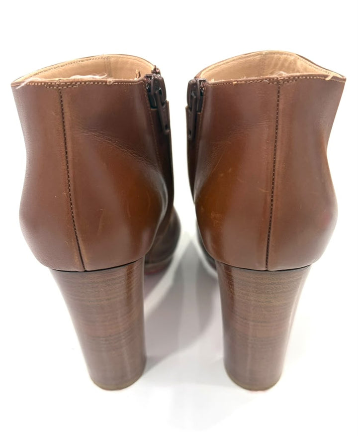 CHRISTIAN LOUBOUTIN FANNYLOVE CALFSKIN LEATHER BOOTIES