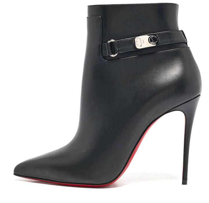 CHRISTIAN LOUBOUTIN LOCK SO KATE 100 BOOTIES