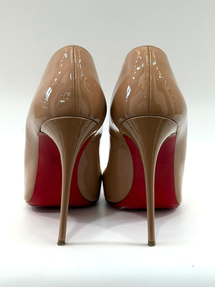 CHRISTIAN LOUBOUTIN SO KATE 120 PATENT LEATHER PUMPS