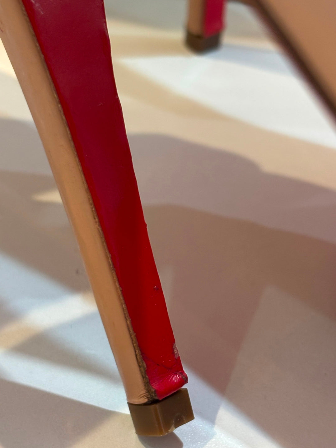 CHRISTIAN LOUBOUTIN ROLANDO 120 PLATFORM PATENT CALF LEATHER PUMPS