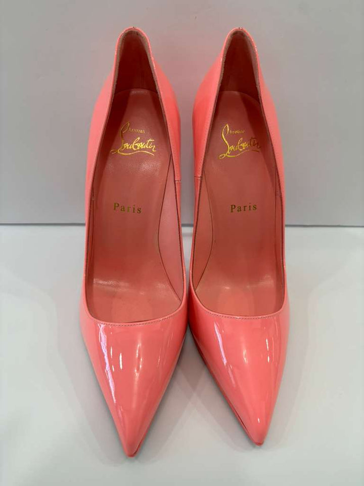 CHRISTIAN LOUBOUTIN SO KATE 100 PATENT LEATHER PUMPS