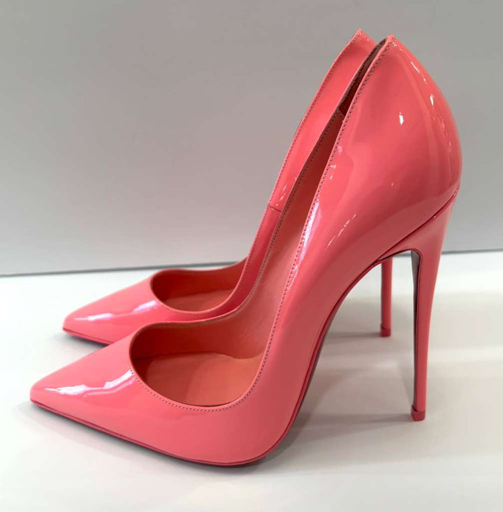 CHRISTIAN LOUBOUTIN SO KATE 100 PATENT LEATHER PUMPS