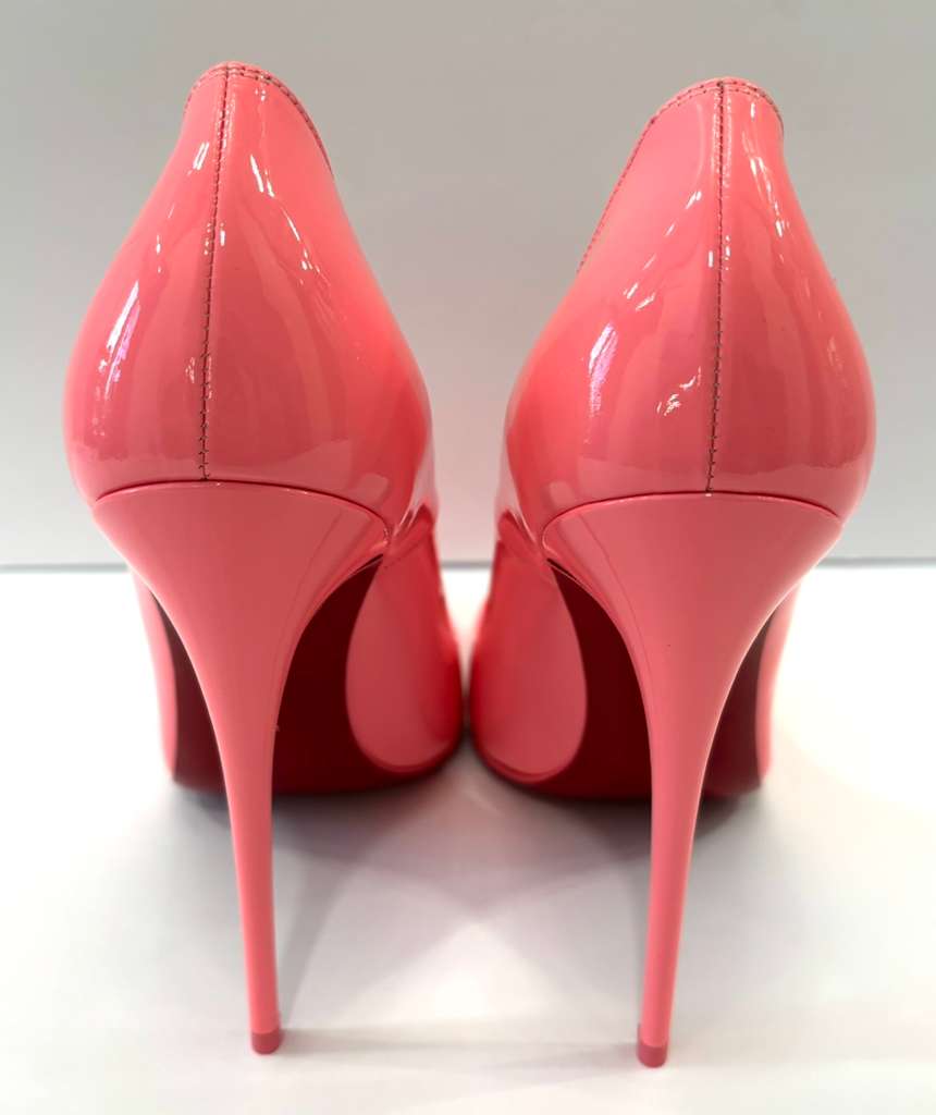 CHRISTIAN LOUBOUTIN SO KATE 100 PATENT LEATHER PUMPS