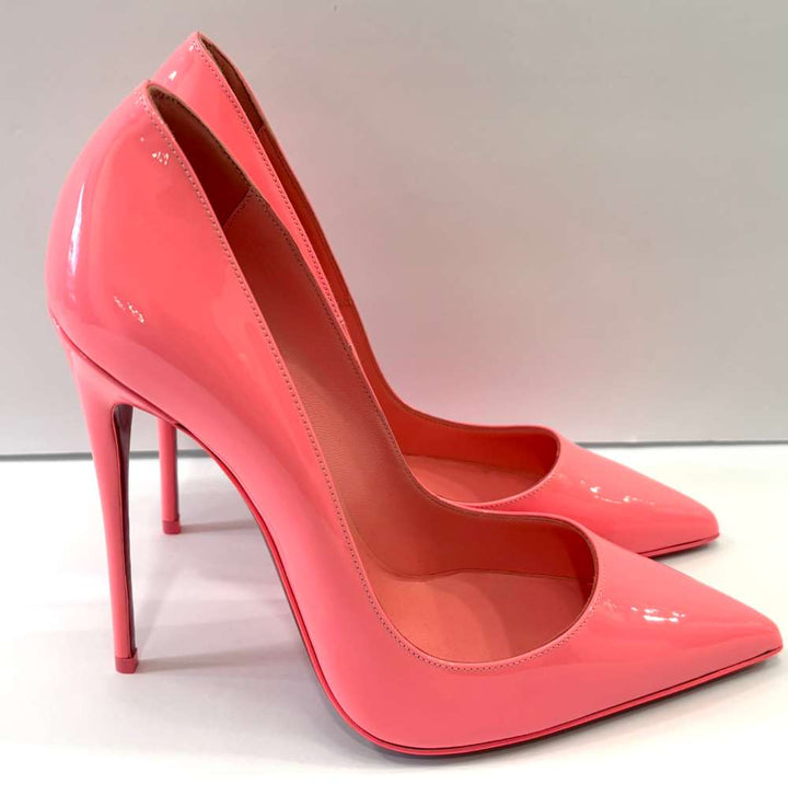 CHRISTIAN LOUBOUTIN SO KATE 100 PATENT LEATHER PUMPS