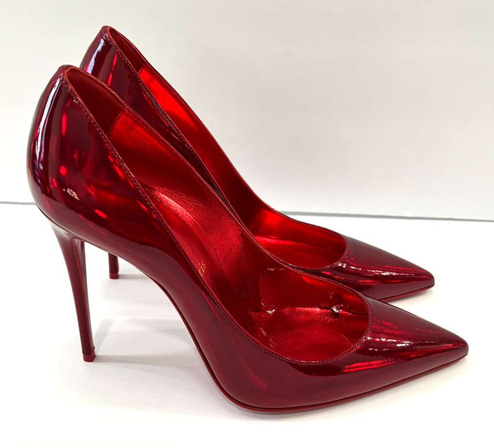 CHRISTIAN LOUBOUTIN SO KATE PATENT LEATHER HEELS