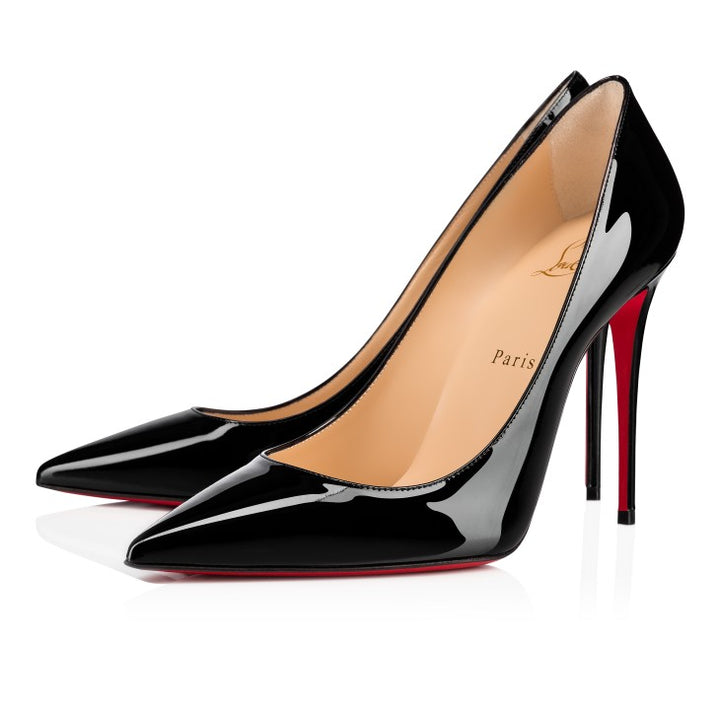 CHRISTIAN LOUBOUTIN SO KATE PATENT LEATHER PUMPS