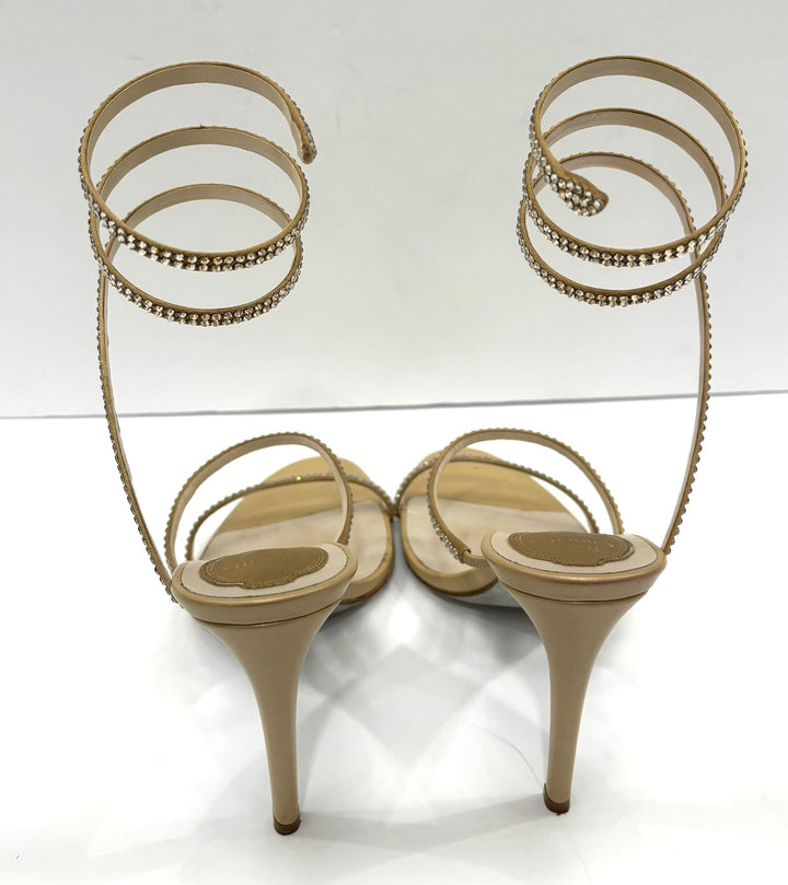 RENE CAOVILLA CLEO JEWELED HEELS