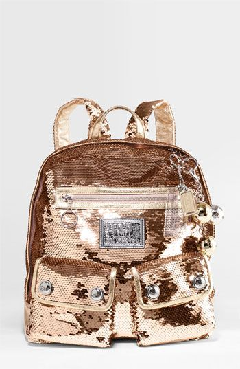 COACH GOLD POPPY SEQUIN LIMITED EDITION BACKPACK