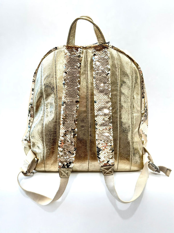 COACH GOLD POPPY SEQUIN LIMITED EDITION BACKPACK