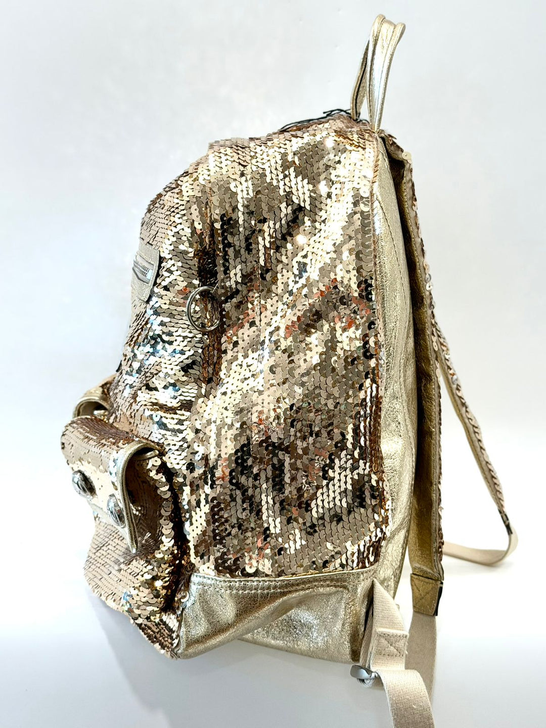 COACH GOLD POPPY SEQUIN LIMITED EDITION BACKPACK