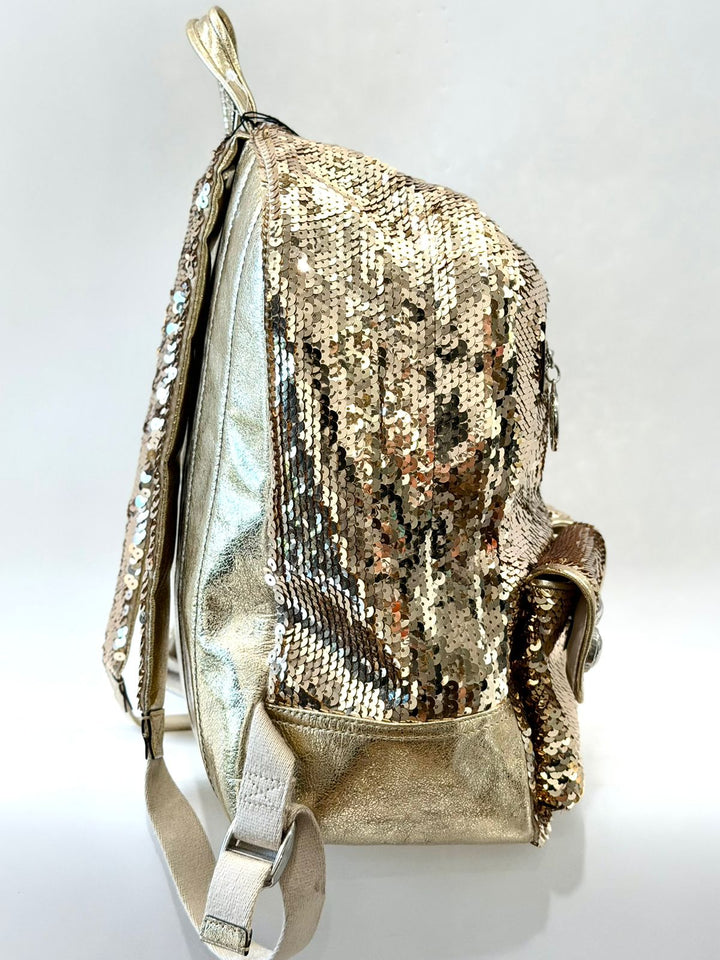 COACH GOLD POPPY SEQUIN LIMITED EDITION BACKPACK