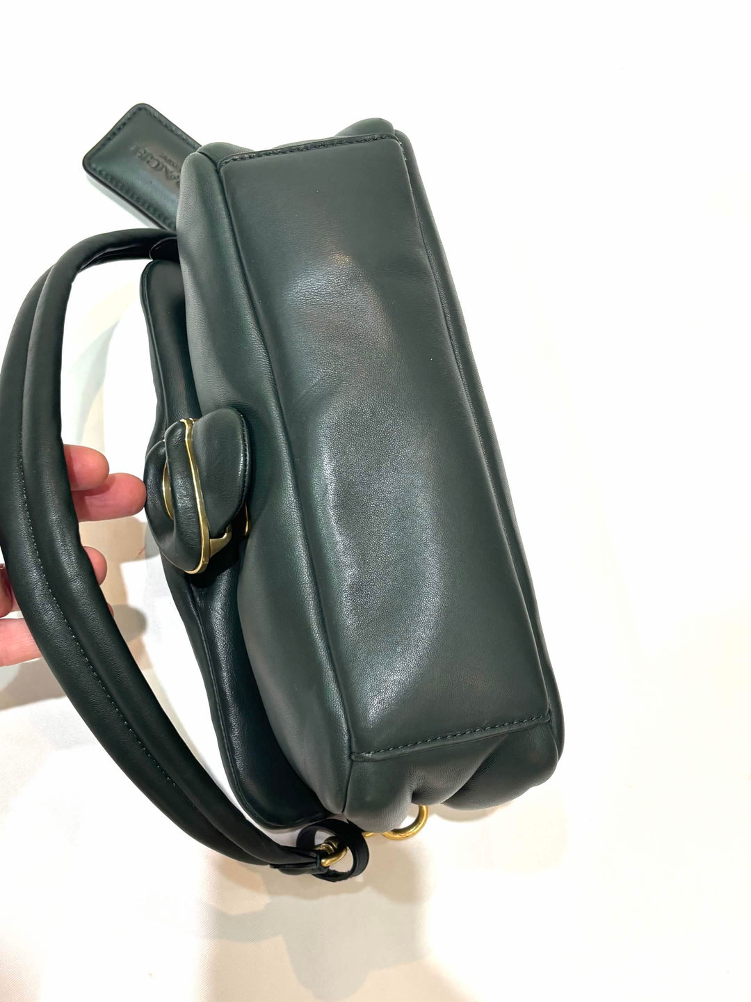 COACH PILLOW TABBY 18 CALFSKIN LEATHER SHOULDER BAG