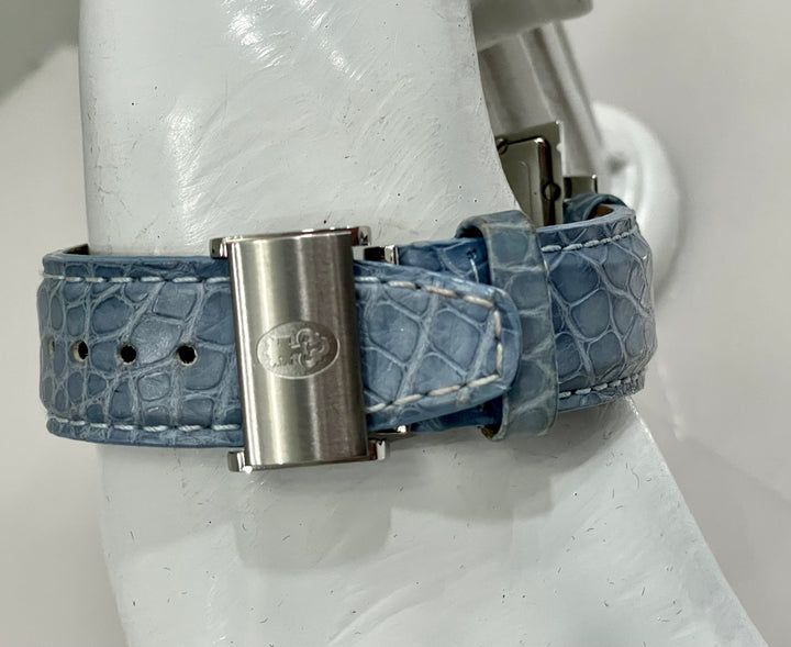 CORUM TRAPEZE STAINLESS STEEL DIAMOND BEZEL WATCH