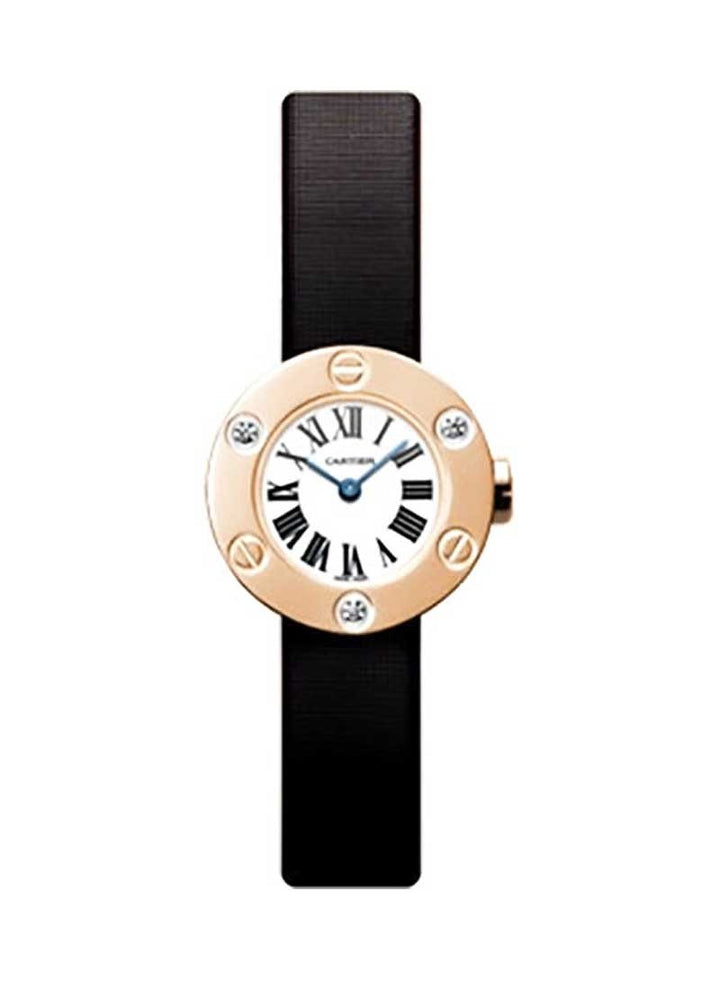 CARTIER LADIES 18K AND DIAMOND &
