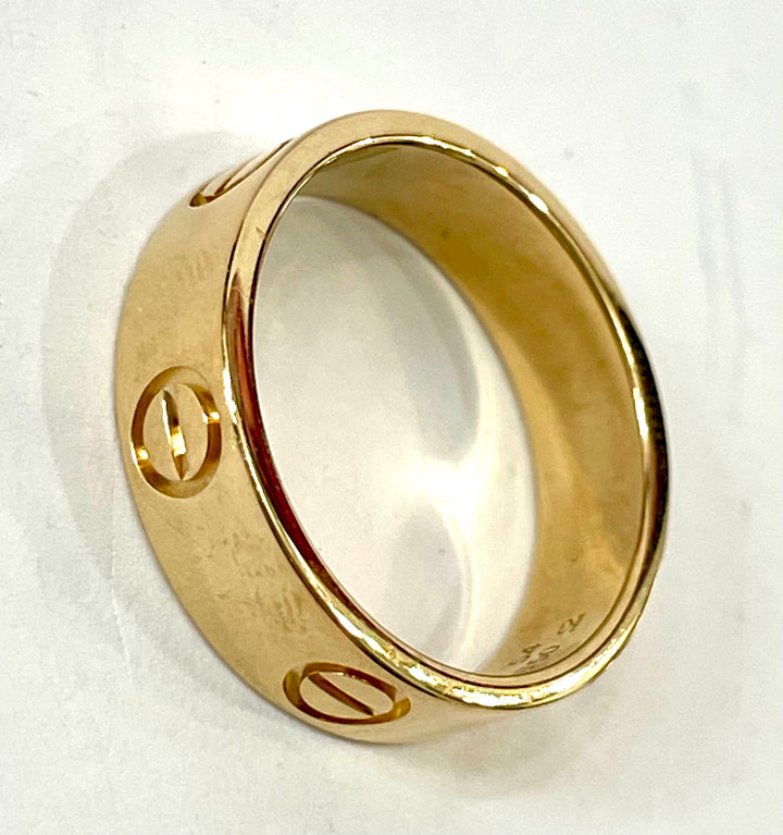 CARTIER 18K GOLD LOVE RING