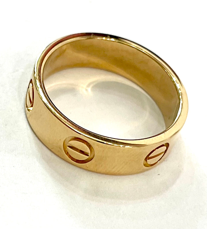 CARTIER 18K GOLD LOVE RING