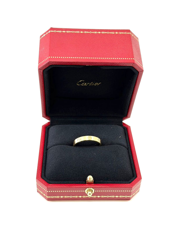 CARTIER 18K YELLOW GOLD SMALL MODEL LOVE RING