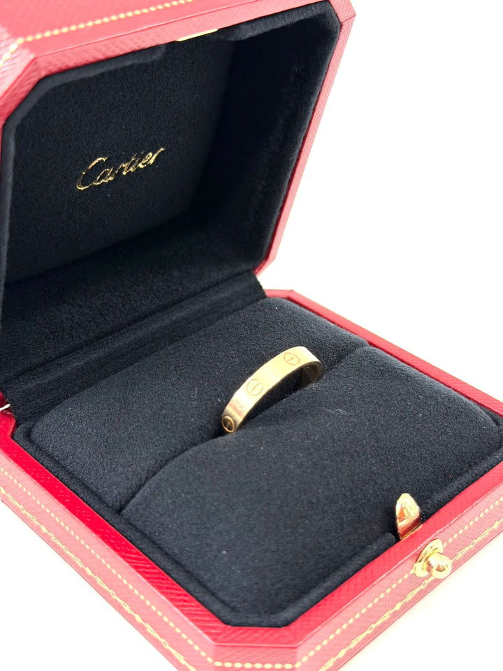 CARTIER 18K YELLOW GOLD SMALL MODEL LOVE RING
