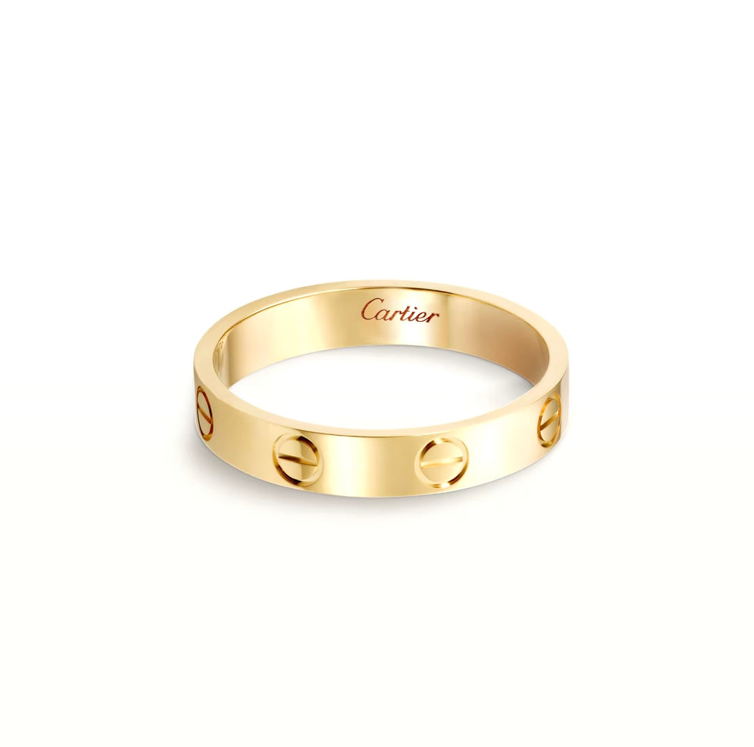 CARTIER 18K YELLOW GOLD SMALL MODEL LOVE RING