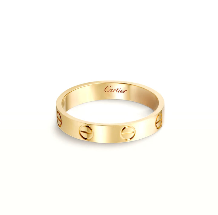 CARTIER 18K YELLOW GOLD SMALL MODEL LOVE RING