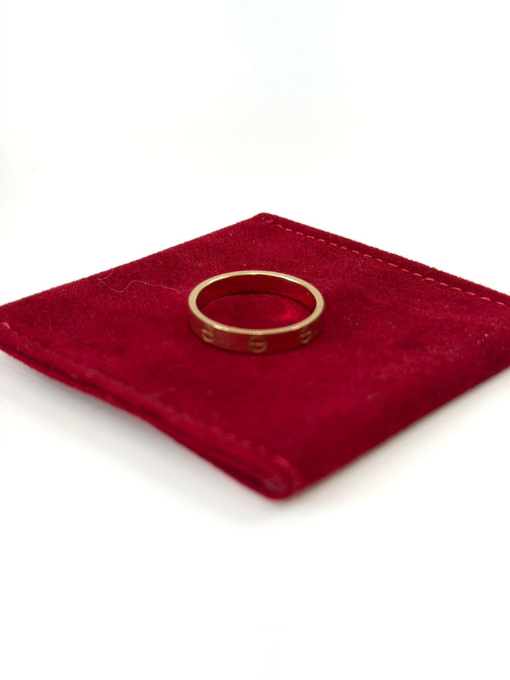 CARTIER 18K YELLOW GOLD SMALL MODEL LOVE RING