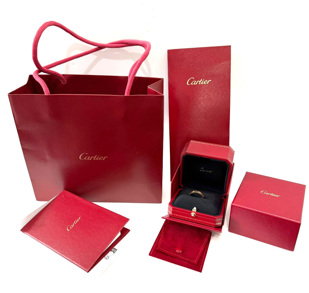 CARTIER 18K YELLOW GOLD SMALL MODEL LOVE RING