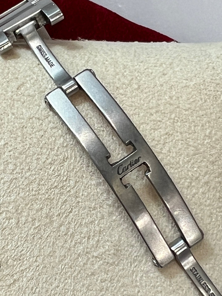 CARTIER BALLON BLEU STEEL ROSE GOLD DIAMOND WATCH
