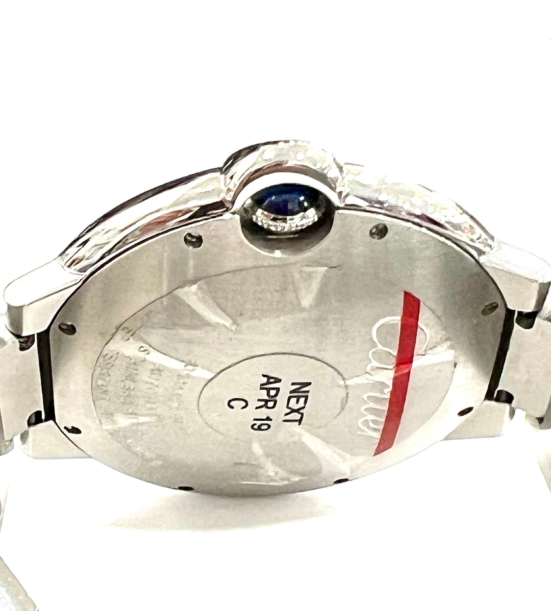 CARTIER DIAMOND BEZEL BALLON BLEU DE CARTIER 42 MM WATCH
