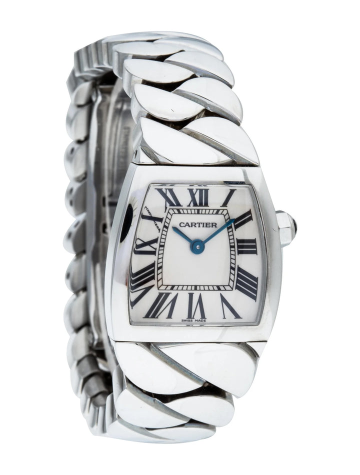 CARTIER STAINLESS STEEL 22MM LA DONA QUARTZ WATCH