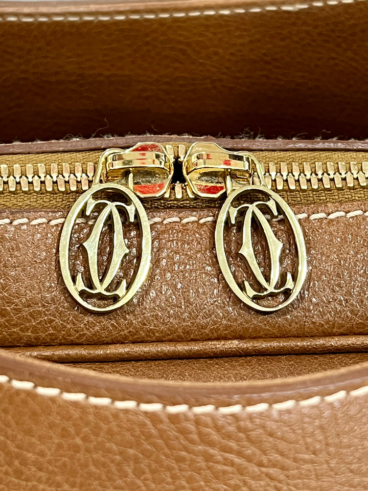 CARTIER LEATHER MARCELLO DE CARTIER SHOULDER BAG