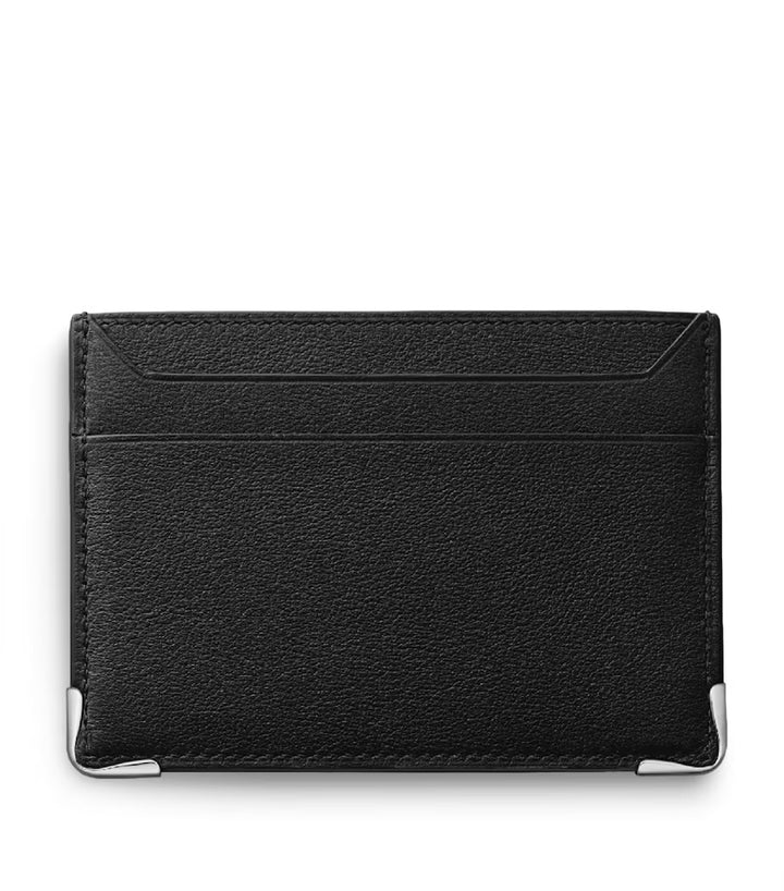CARTIER MUST DE CARTIER LEATHER DOUBLE CARD HOLDER