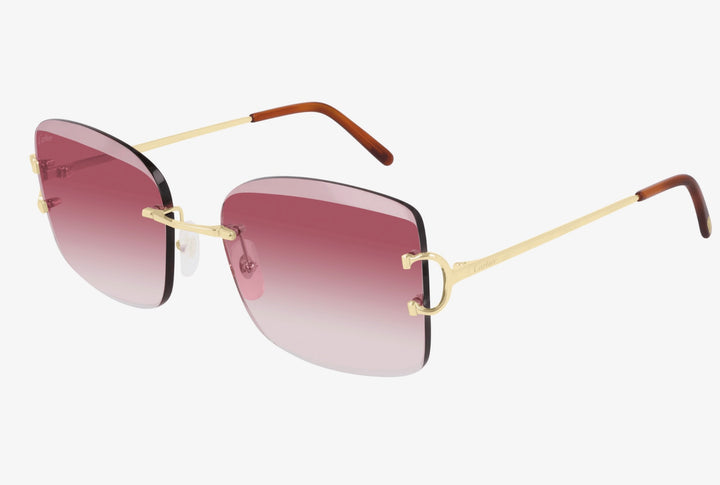 CARTIER G66H50FK PICCADILLY RIMLESS SUNGLASSES