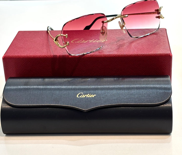 CARTIER G66H50FK PICCADILLY RIMLESS SUNGLASSES