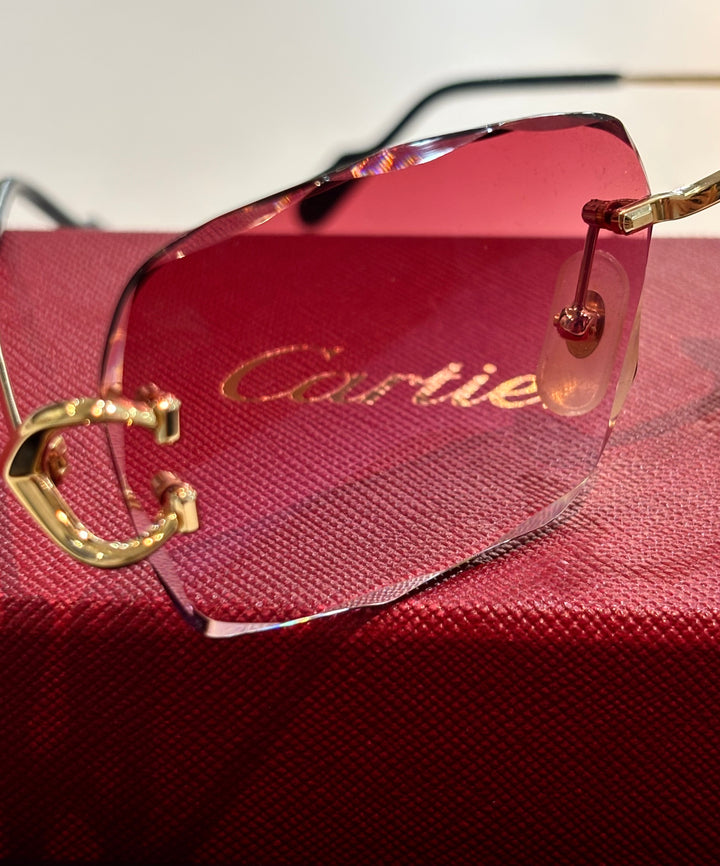 CARTIER G66H50FK PICCADILLY RIMLESS SUNGLASSES
