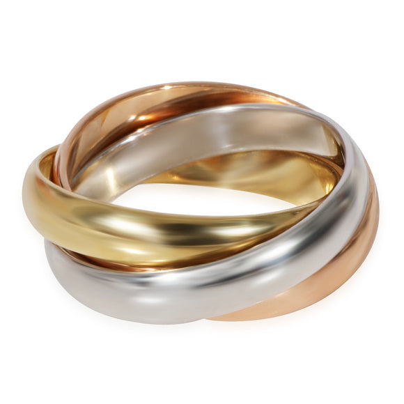 CARTIER TRICOLOR TRINITY 18K GOLD BAND