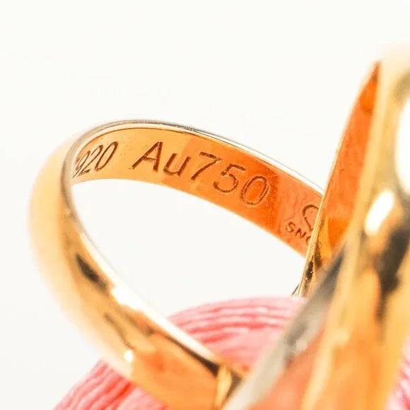 CARTIER TRINITY TRITONE 18K GOLD PINK CORD ADJUSTABLE BRACELET