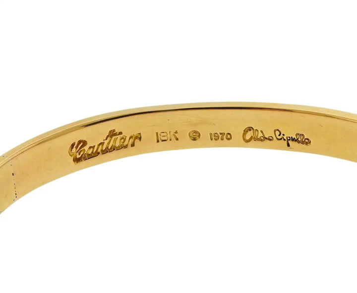 CARTIER ALDO CIPULLO LOVE BRACELET