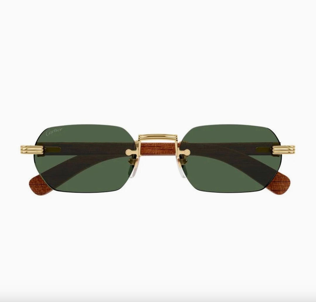 CARTIER PREMIÈRE CT0362S GEOMETRIC FRAME UNISEX SUNGLASSES