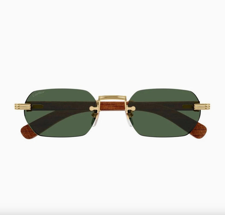 CARTIER PREMIÈRE CT0362S GEOMETRIC FRAME UNISEX SUNGLASSES