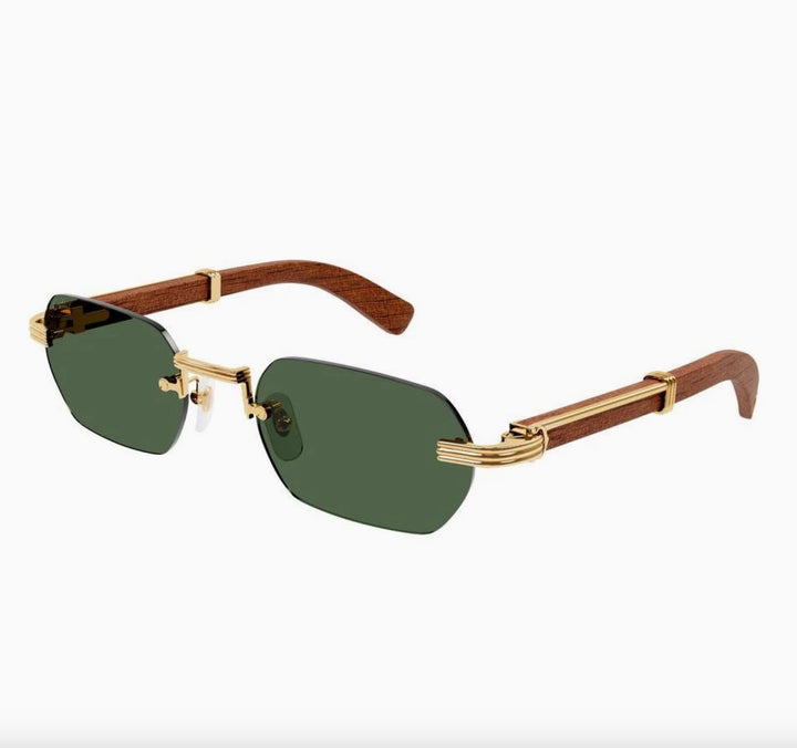 CARTIER PREMIÈRE CT0362S GEOMETRIC FRAME UNISEX SUNGLASSES