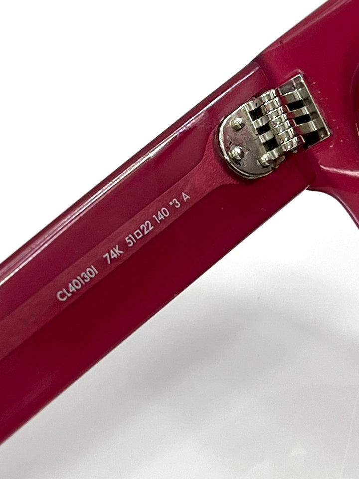 CÉLINE CL401301 RED SUNGLASSES 55MM