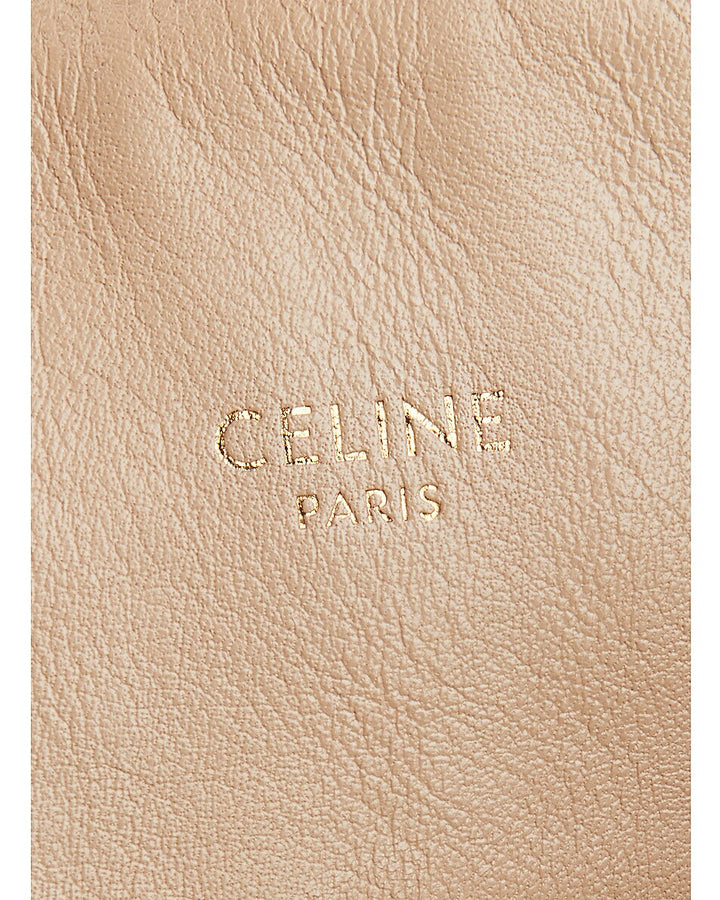 CÉLINE C CHARM QUILTED CALFSKIN LEATHER BACKPACK