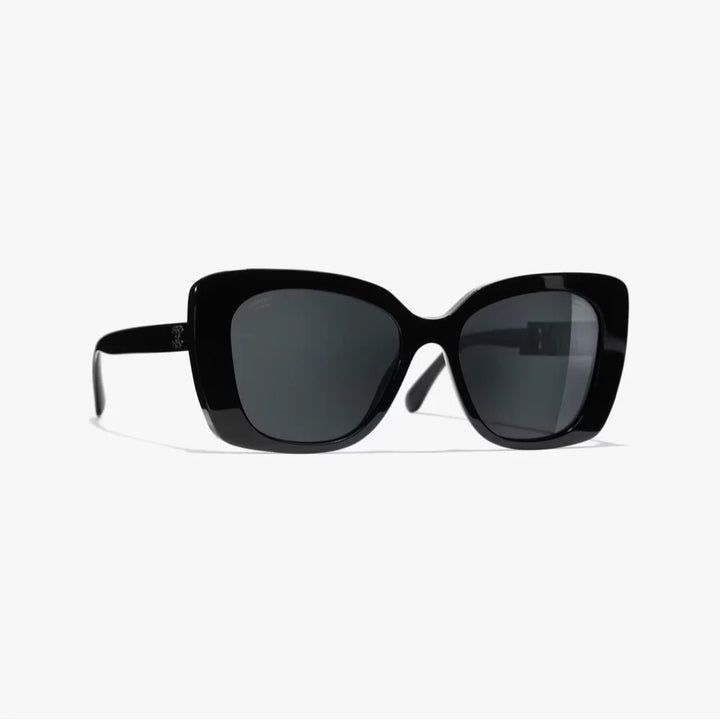 CHANEL CC 5422-B OVERSIZED SQUARE-FRAME SUNGLASSES