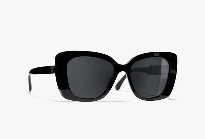 CHANEL CC 5422-B OVERSIZED SQUARE-FRAME SUNGLASSES