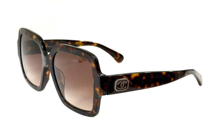 CHANEL CC 5479 SQUARE SUNGLASSES IN HAVANA