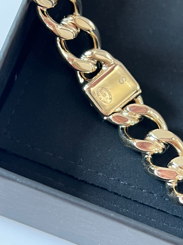 CHANEL CC RUNWAY CHAIN CHOKER NECKLACE