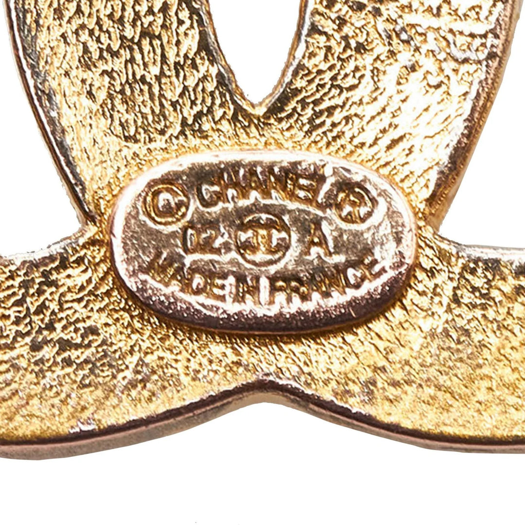 CHANEL CC COCO MARK GOLD TONE NECKLACE